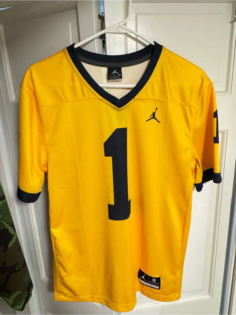 Jordan Michigan Men’s # 1 Jersey size small